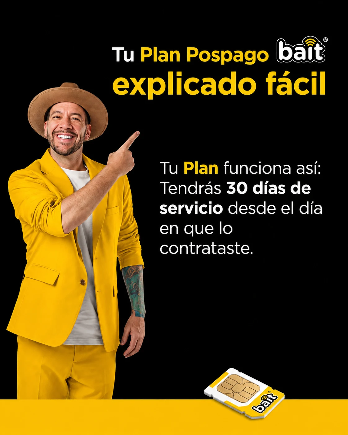 Imagen explicativa de BAIT Pospago